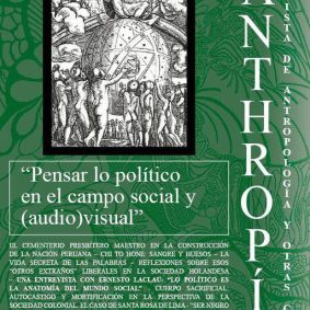 Anthropía Nº 6. Directoras: Ximena Málaga / Gabriela Lip. Versión impresa on-line: http://goo.gl/MXbcw
